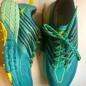 Worn 2x HOKA teal athletic shoes! Size 8